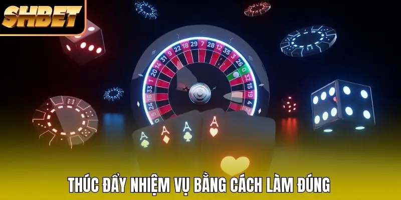 Thúc đẩy nhiệm vụ bằng cách làm đúng Thúc đẩy nhiệm vụ bằng cách làm đúng